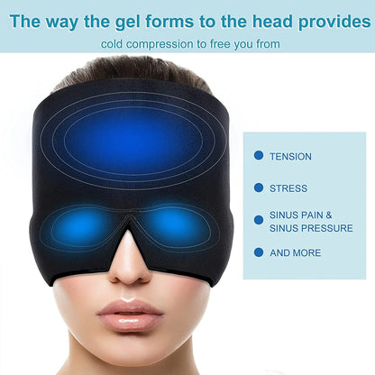 Hot / Cold Therapy Headache Migraine Relief Cap