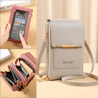 Touch Screen Crossbody Wallet