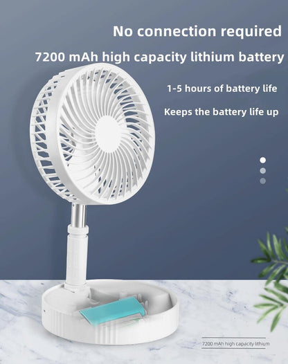 Portable Rechargeable Mini Folding  Fan