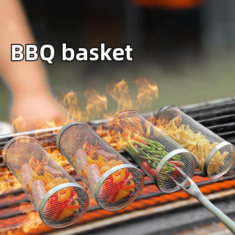 Rolling Grilling BBQ Basket