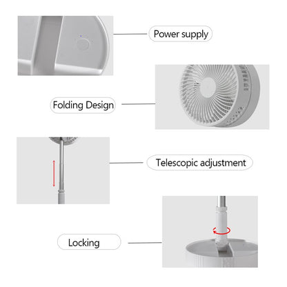 Portable Rechargeable Mini Folding  Fan