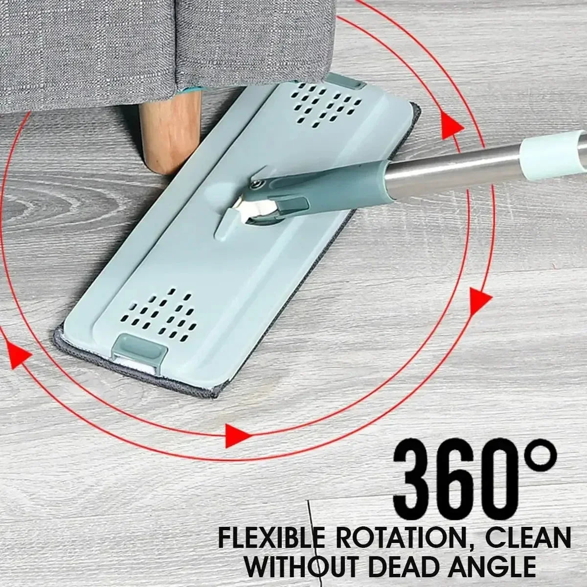 QuickClean -  Flat Squeeze Mop Set