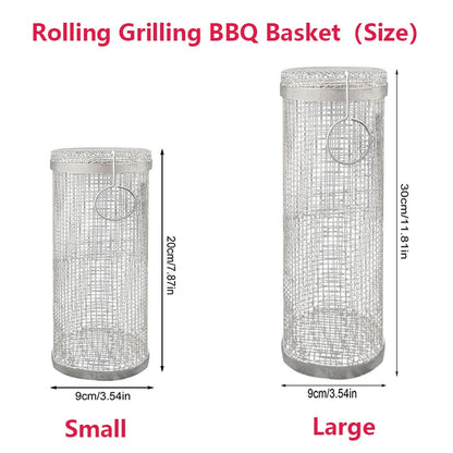 Rolling Grilling BBQ Basket