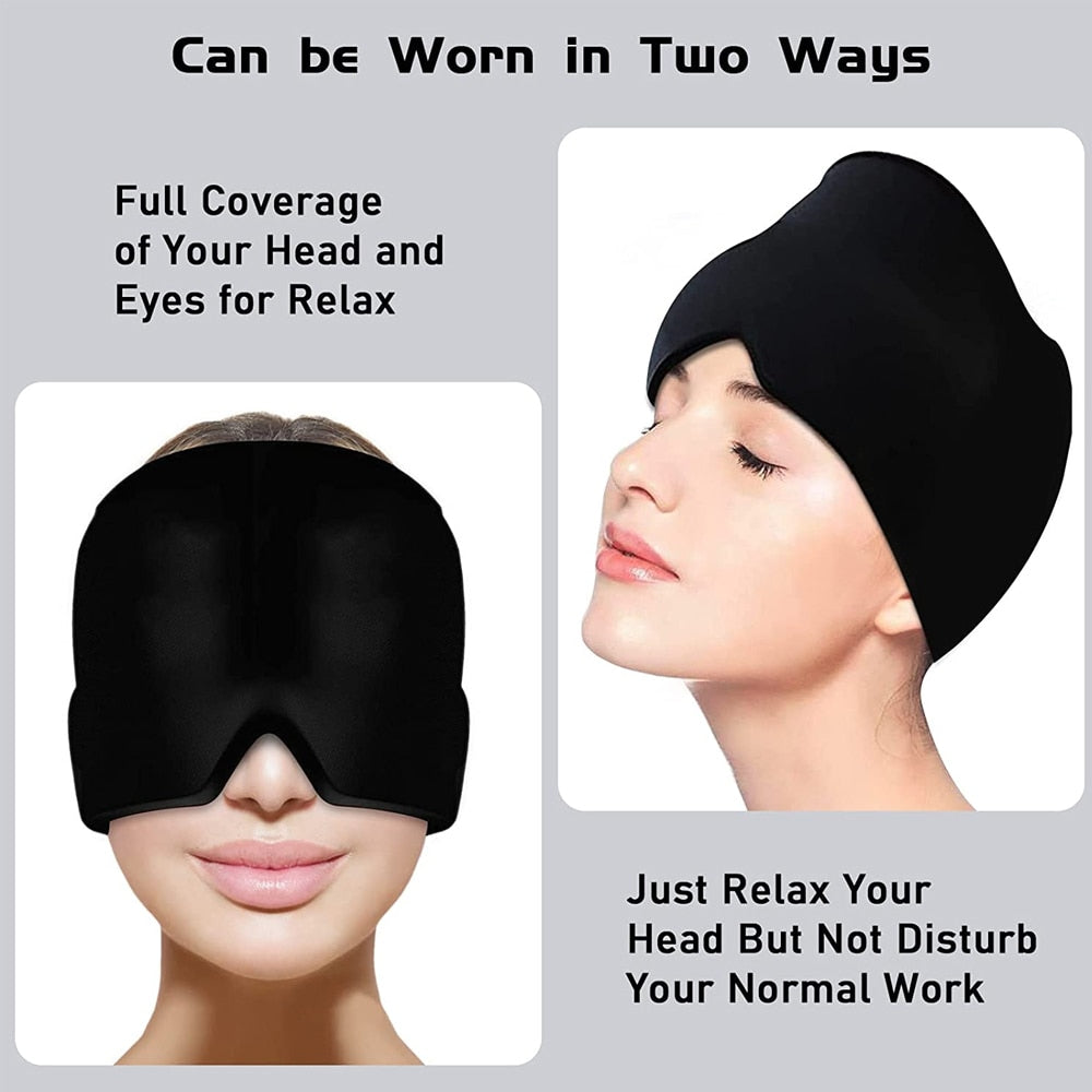 Hot / Cold Therapy Headache Migraine Relief Cap