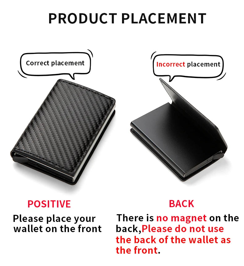 RFID Blocking Wallet -Card Holder