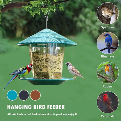 Outdoor Hex Bird Feeder