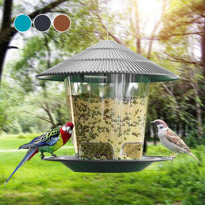 Outdoor Hex Bird Feeder