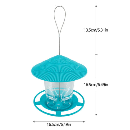 Outdoor Hex Bird Feeder