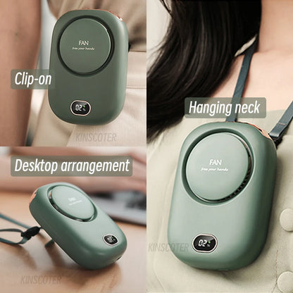 Hands-Free Cooling Necklace Fan