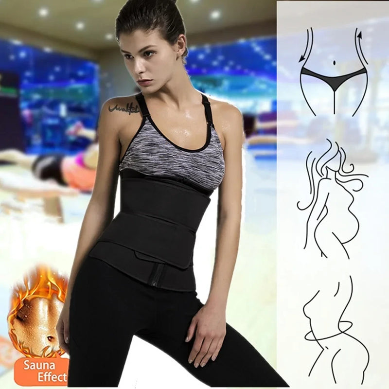 Waist Trainer Fitness Sweat Belt