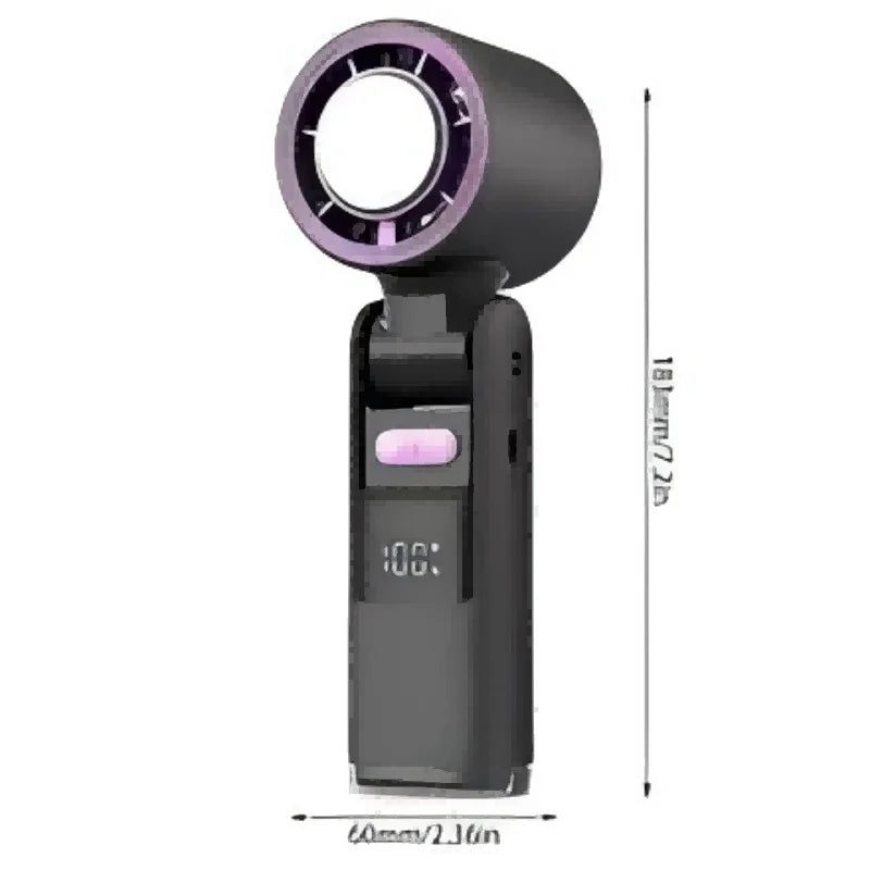 CoolBreeze Portable Handheld Turbo Fan