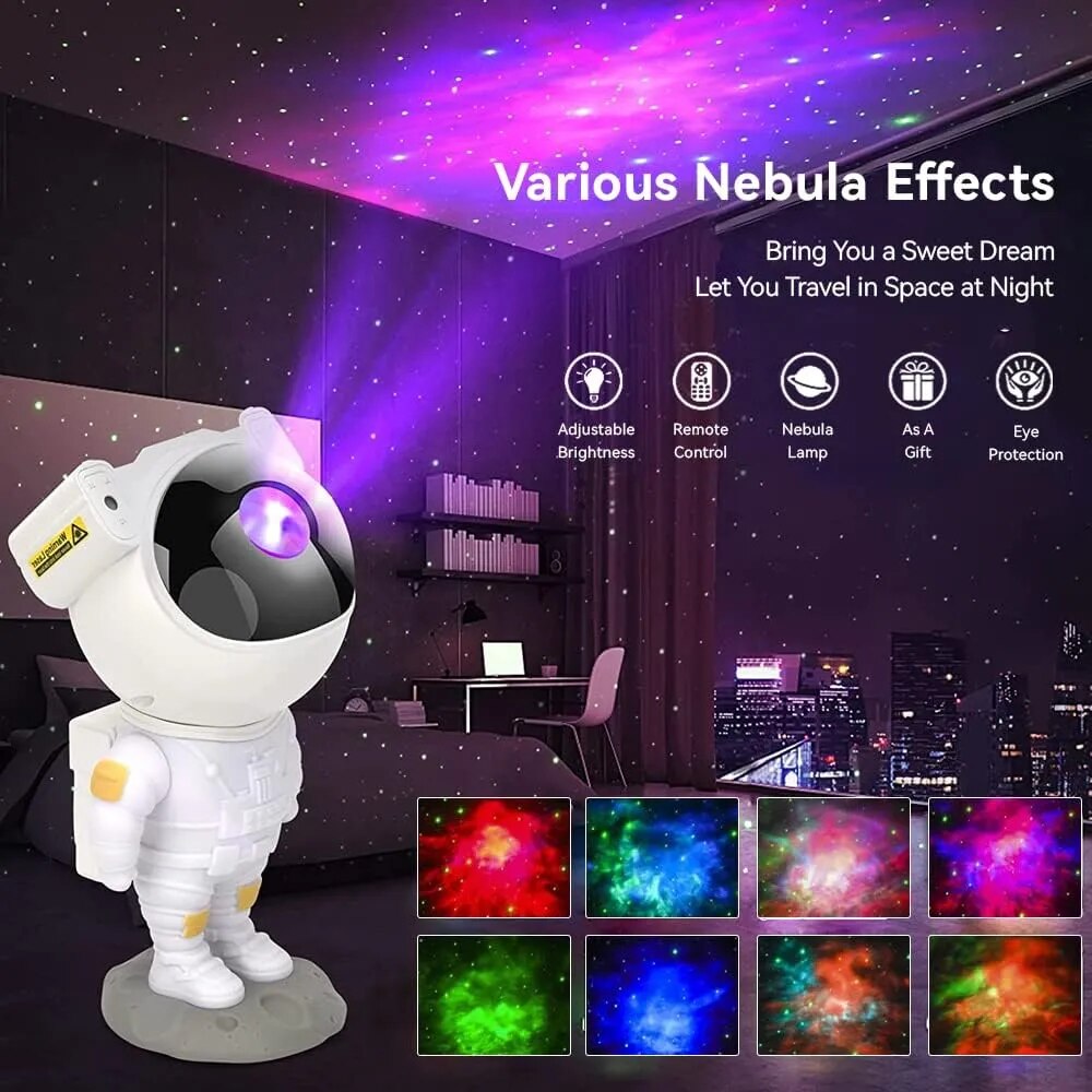 Galaxy Night Light Astronaut