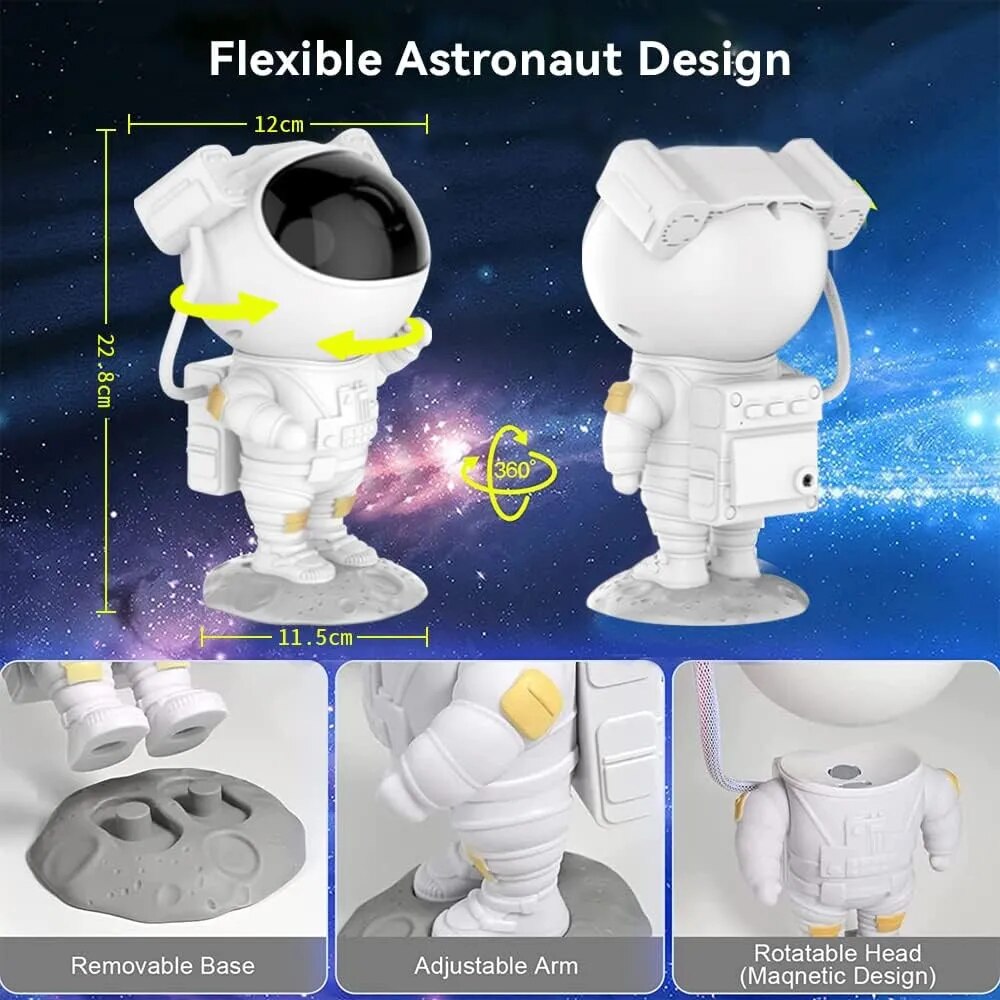 Galaxy Night Light Astronaut