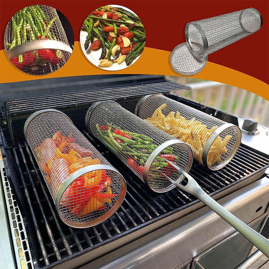 Rolling Grilling BBQ Basket